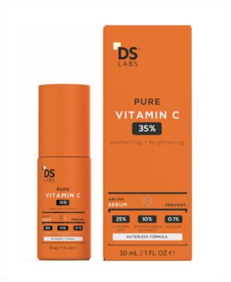 Сыворотка DS Laboratories Pure Vitamin C 35% Perfecting + Brightening, 1 oz.