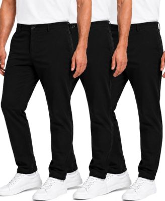 Blu Rock Мужские брюки чинос Slim-Fit Super Stretch, 3 шт