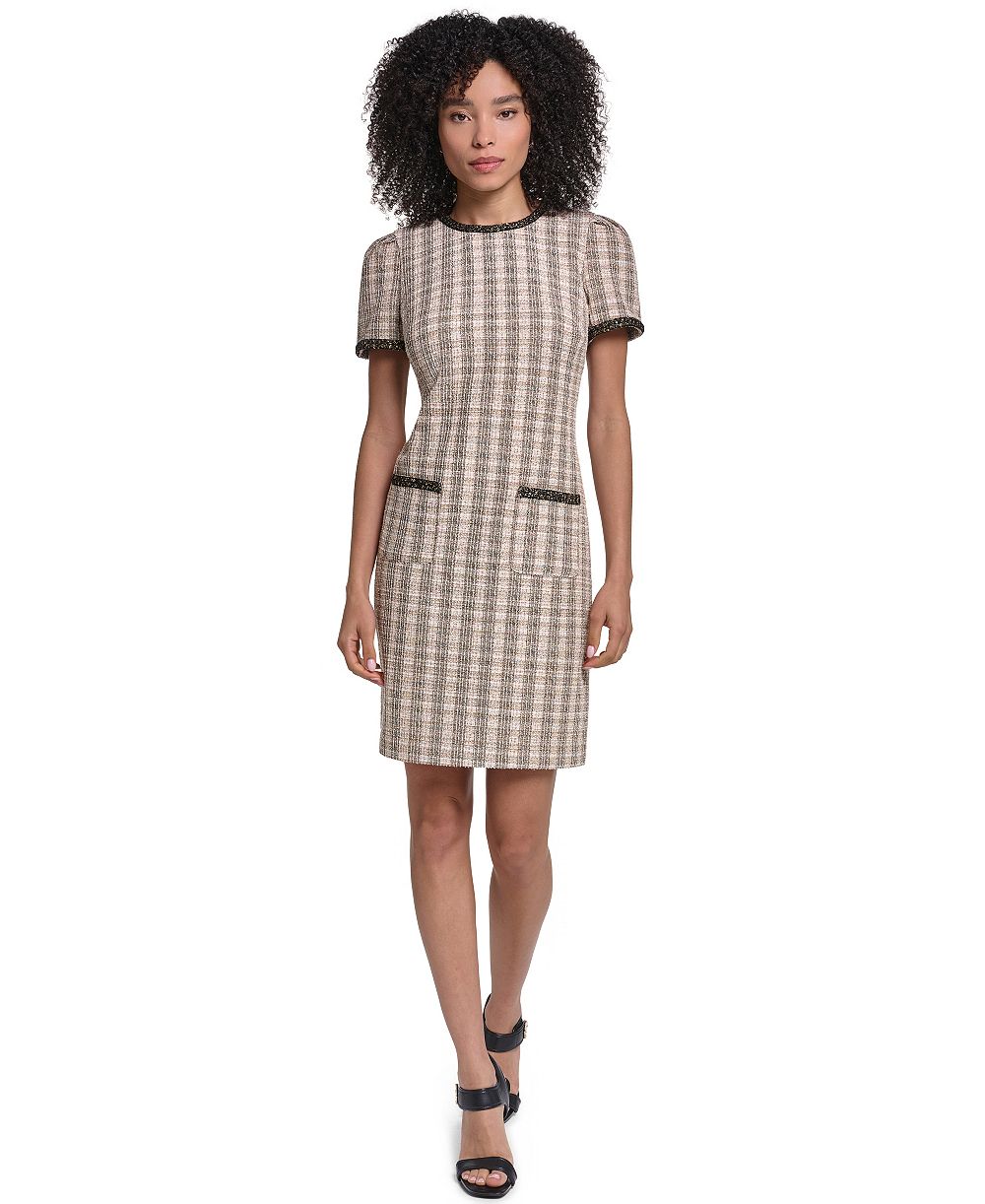 Женское платье KARL LAGERFELD PARIS Crewneck Midi
