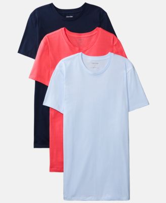 Calvin Klein Мужской 3-Pack Cotton Classics Crewneck T-Shirts