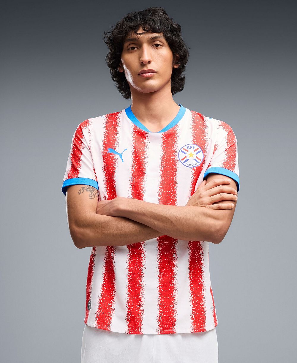 Puma Мужская джерси Paraguay National Team 2026 Home On-Field Authentic, белая