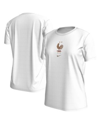 Женская футболка Nike France National Team Crest белого цвета