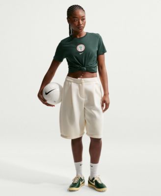 Женская футболка Nike Green Nigeria National Team Crest