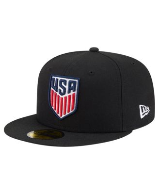 Мужская кепка New Era Black USMNT 59FIFTY Fitted