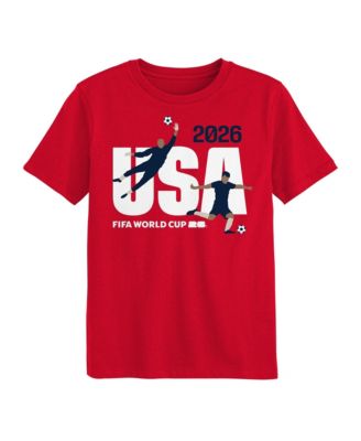 Детская футболка Outerstuff Red USA FIFA World Cup 2026 Graphic