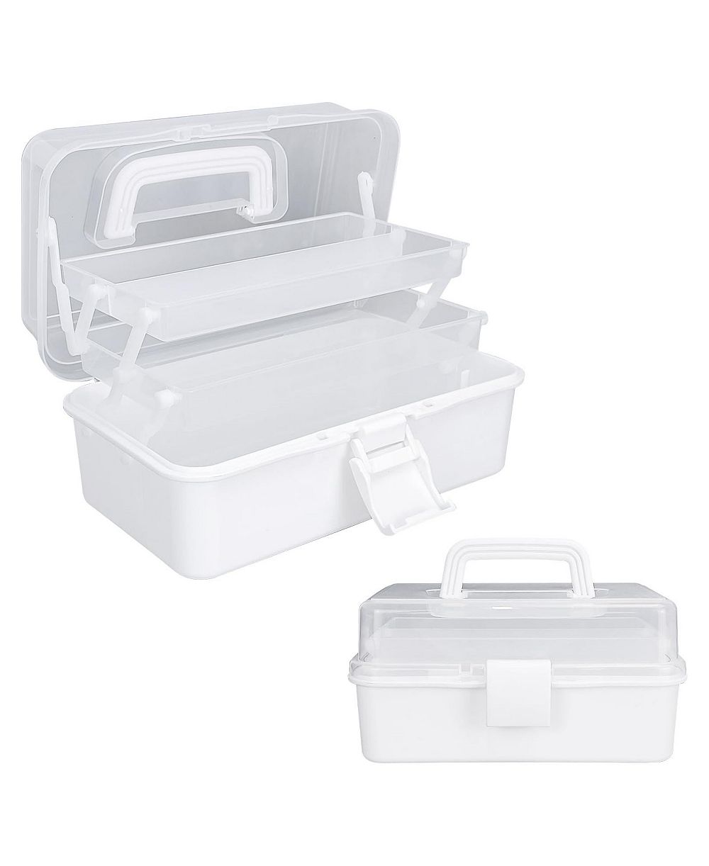XDOVET Tackle Box Organizer 3-Layer Craft Storage Case