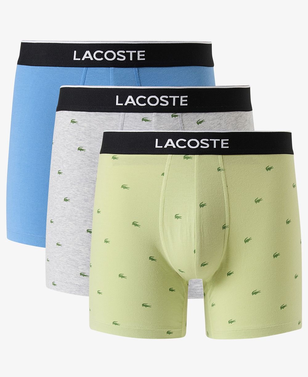 Мужские боксеры-брифы Lacoste Cotton Stretch, 3-Pack