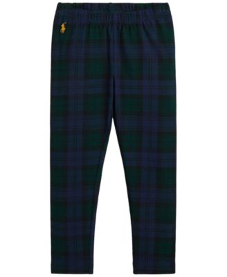 Polo Ralph Lauren леггинсы из стрейчевой джерси в клетку для девочек 2T-6X