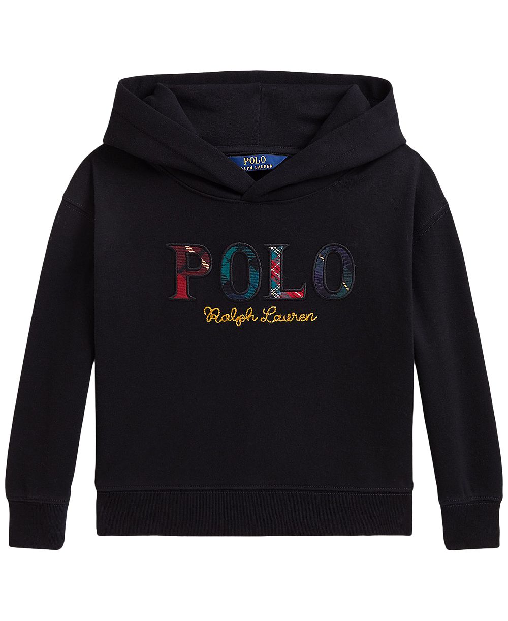 Polo Ralph Lauren Девочки 2T-6X логотип флисовая толстовка с капюшоном