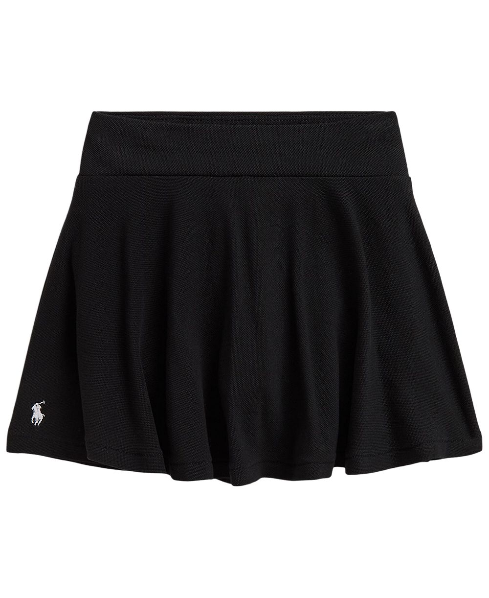 Polo Ralph Lauren Girls' 2T-6 Stretch Mesh Skort with Interior Jersey Shorts