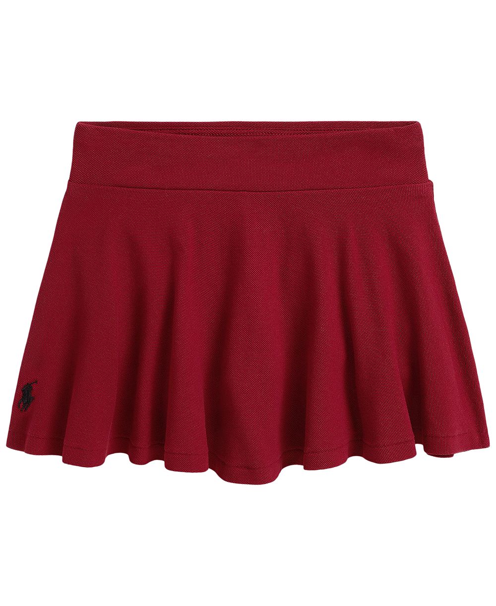 Polo Ralph Lauren Girls' 2T-6 Stretch-Mesh Pull-On Skort