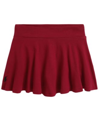 Polo Ralph Lauren Girls' 2T-6 Stretch-Mesh Pull-On Skort