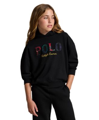 Детский флисовый худи Polo Ralph Lauren с логотипом, размеры 7-16