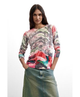 Desigual Women's Thin Printed Sweater