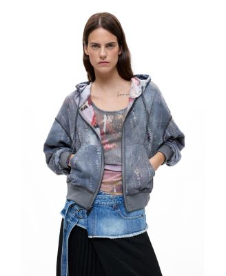 Женская свитшот Desigual Reversible Printed