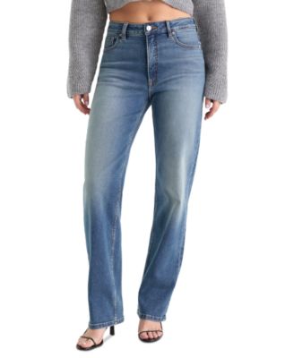 Джинсы Good American Women's Good True Straight High-Rise