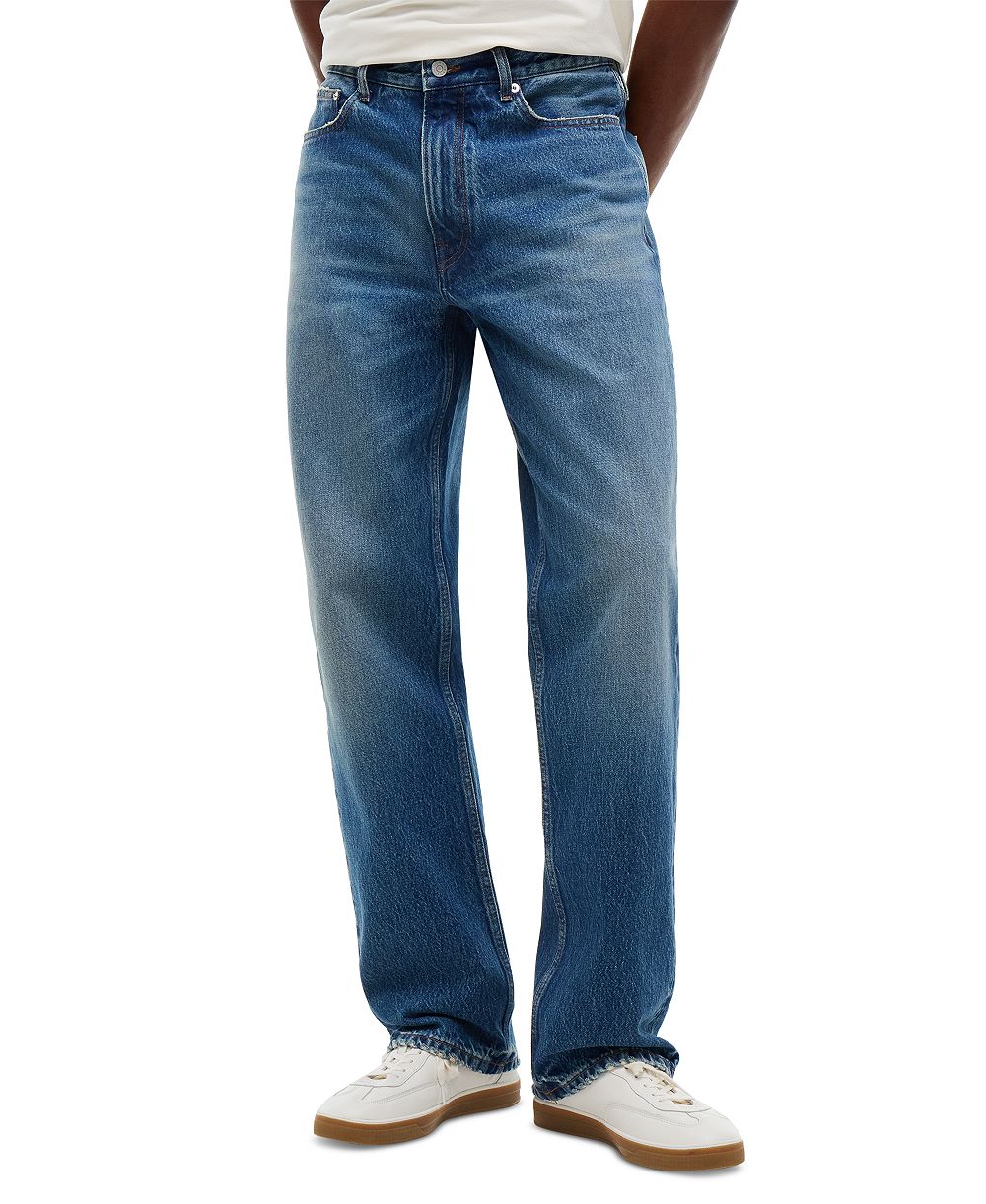 Tommy Hilfiger Men's River Relaxed-Fit Medium-Wash Jeans