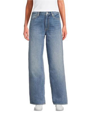 Джинсы Lands' End Petite Rigid Denim Mid Rise Baggy Jeans