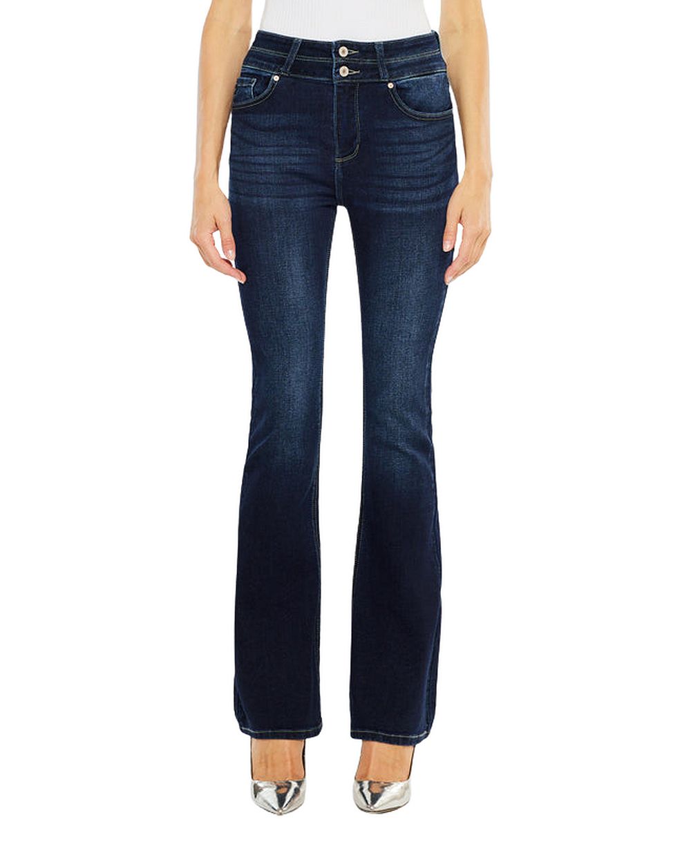 KanCan Women's Gisella High Rise Bootcut Jeans