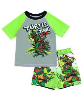 Детский комплект из рашгарда и плавок Teenage Mutant Ninja Turtles для мальчиков
