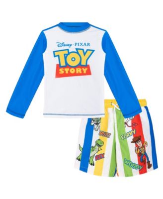 Комплект платья для плавания Toy Story Boys Mickey Mouse 2-Piece Rash Guard и плавки