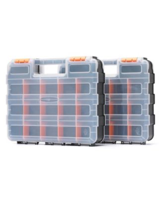 XDOVET Double Side Hardware Organizer Removable Dividers