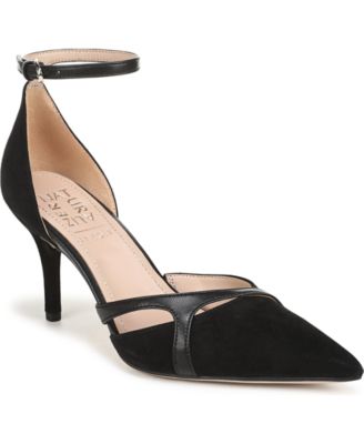 Black Suede/Faux Leather