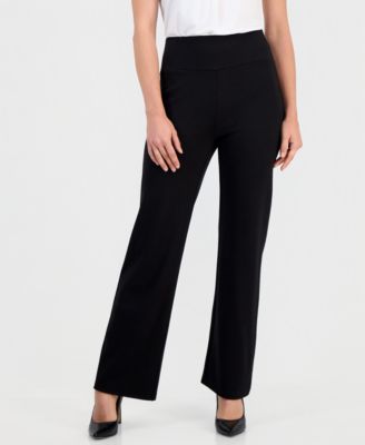 Anne Klein Essentials брюки с высокой талией и широкими штанинами, размер Petite