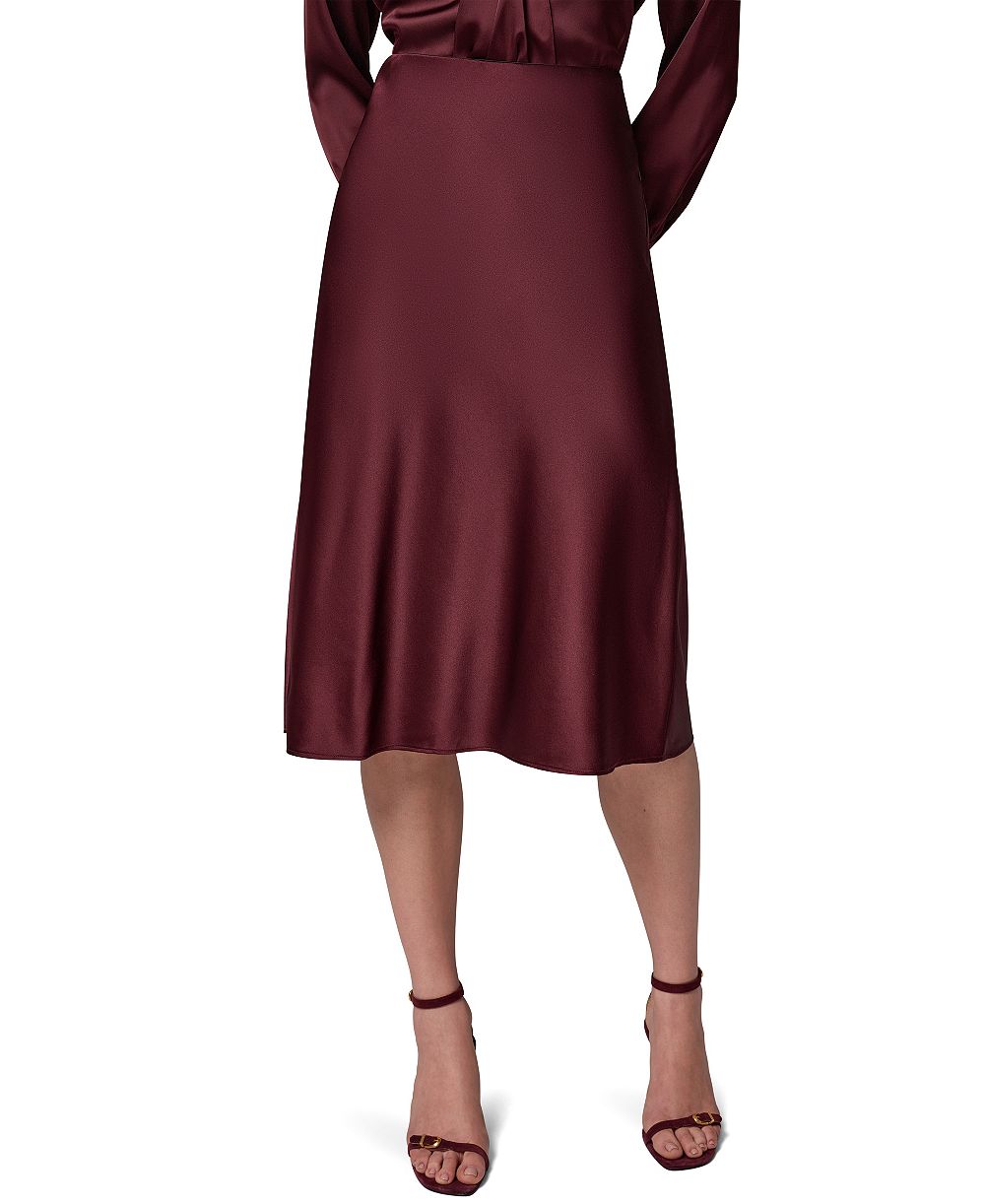 Donna Karan New York миди-юбка А-силуэта с высокой посадкой Petite