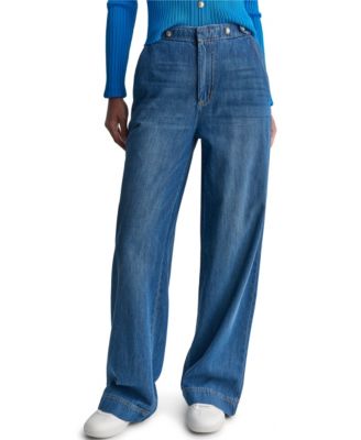 Женские джинсы BCBG Ultra High-Rise Wide-Leg Loose-Fit, 32" Inseam