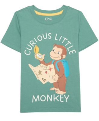 Epic Threads Toddler Boys' 12M-5T Curious Little Monkey Graphic T-Shirt
