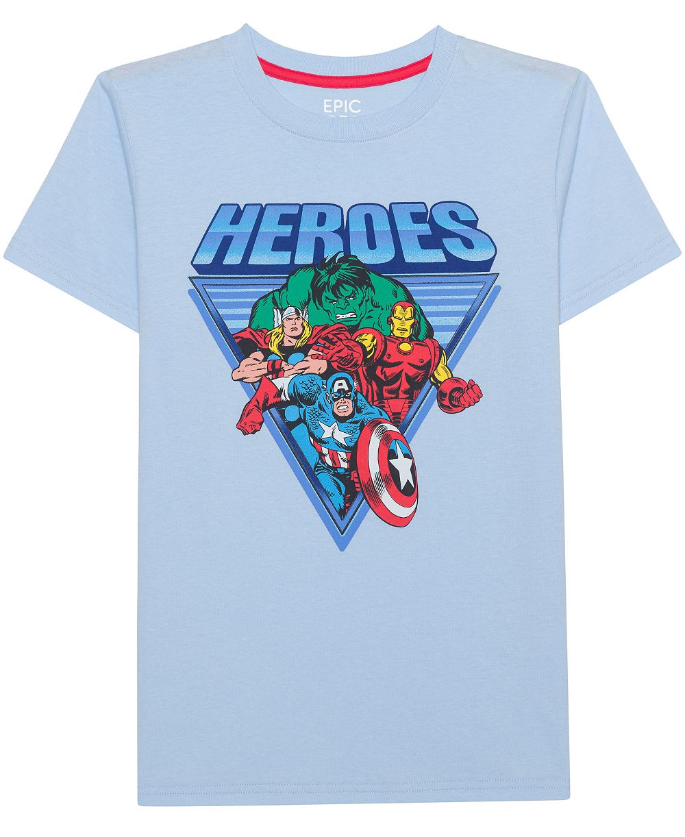 Epic Threads Boys' 5-20 Avengers Heroes Graphic Crewneck T-Shirt