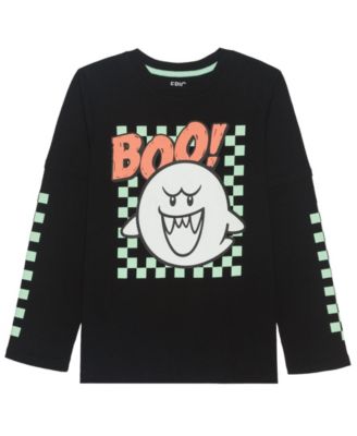 Epic Threads Boys' 5-20 Boo Super Mario Long-Sleeve Crewneck T-Shirt, Macy's Exclusive