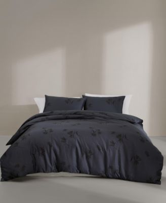Calvin Klein Vintage Botanical Sateen 3-Piece Comforter Set, King