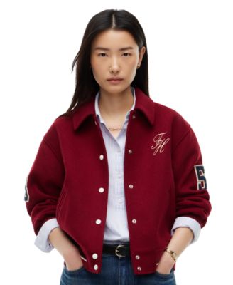 Tommy Hilfiger Women's Varsity Bomber Lightweight Jacket