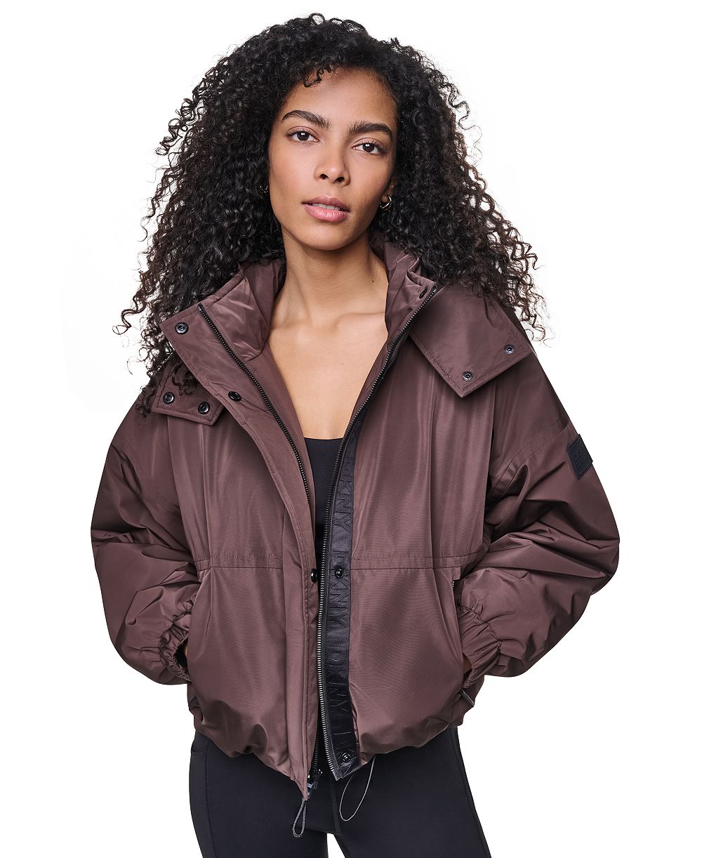 DKNY Sport Women's Hooded Oversized Jacket