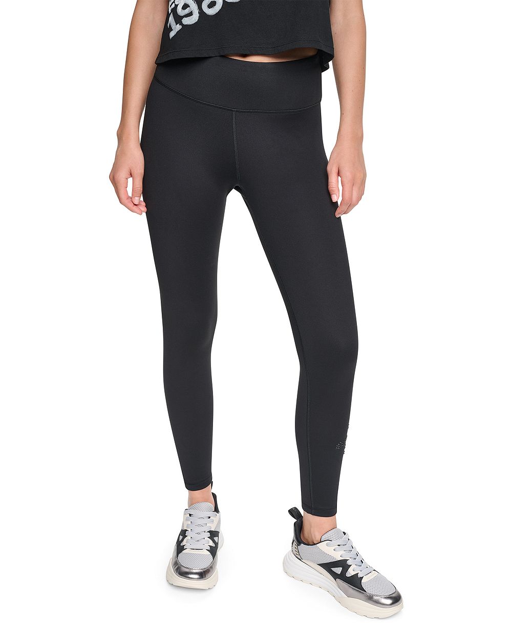 DKNY Sport Women's Graffiti Logo High-Waist 7/8 Leggings