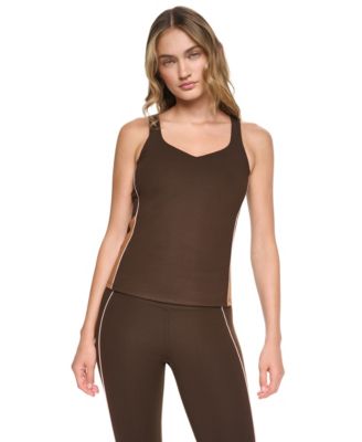 Женский топ DKNY Sport Colorblock V-Neck Tank Top