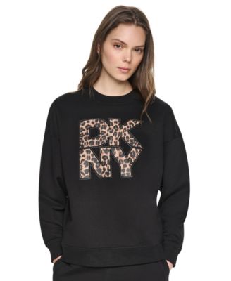 Женское свитшот-пуловер DKNY Sport с графическим принтом
