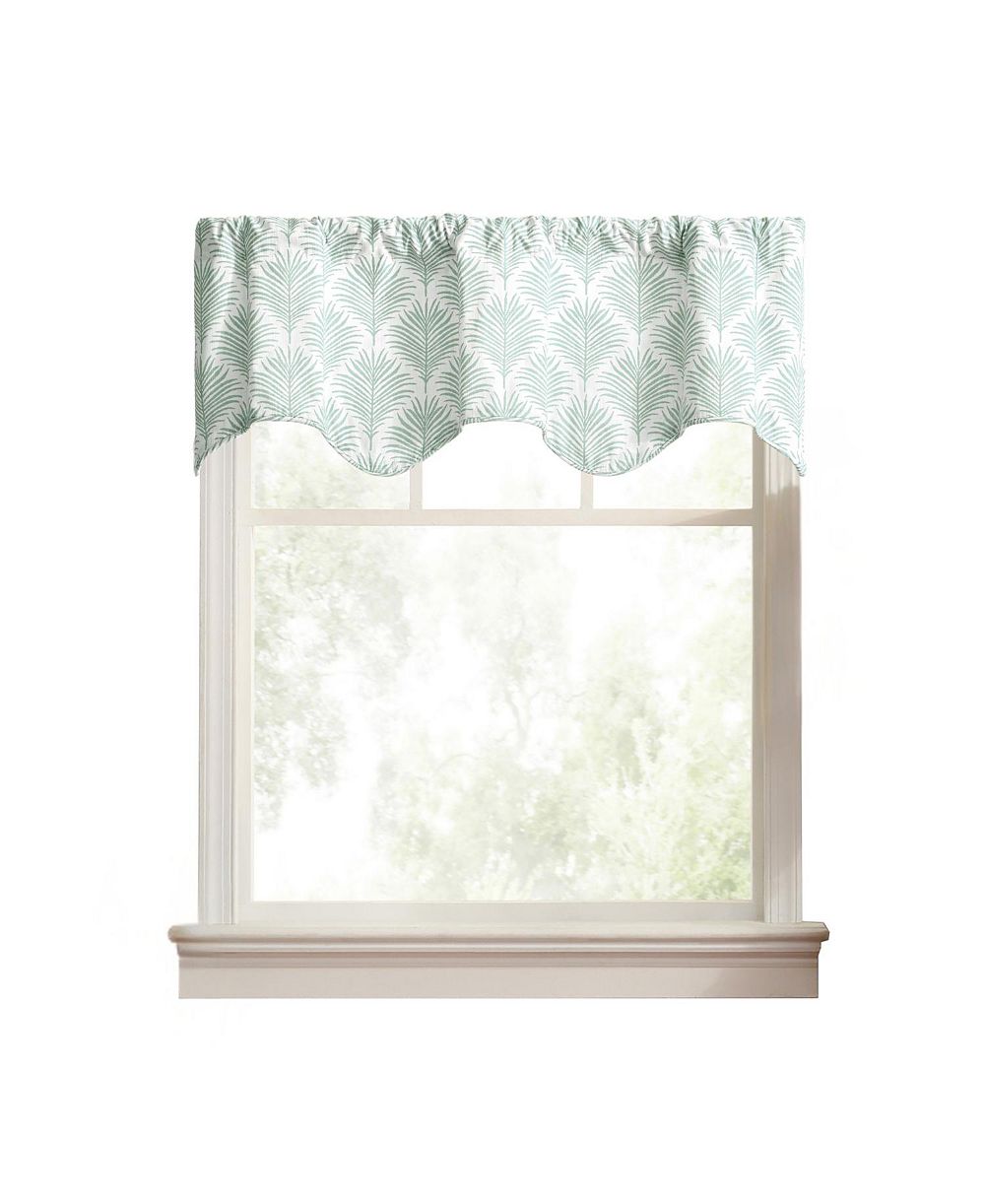 Гирлянда Ellis Curtain Palmetto Cotton Scallop Poly-Cotton Lined Rod Pocket Valance