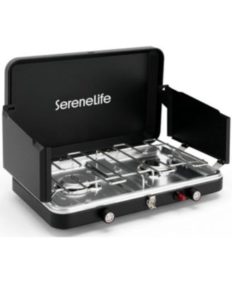 Газовая туристическая плитка SereneLife 2 Burner Propane