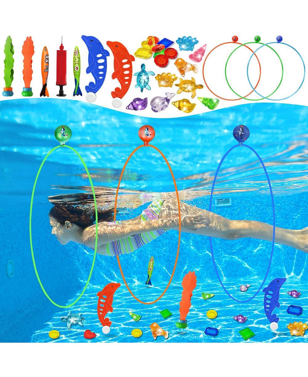 Игровой набор колец для дайвинга GNUADZ Pools Underwater Treasures