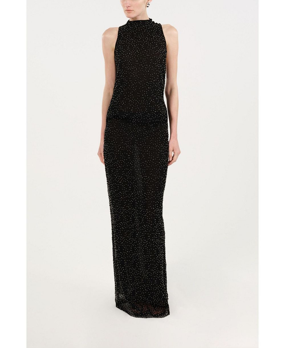 NOCTURNE Women's Stone-Embellished Maxi Dress
