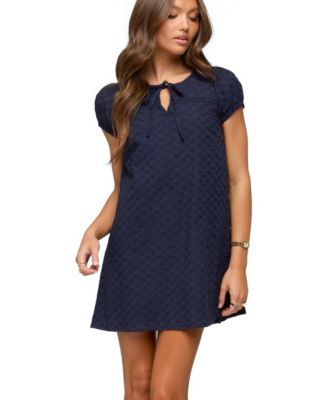 Edikted Women's Mariella Lacey Eyelet Mini Dress