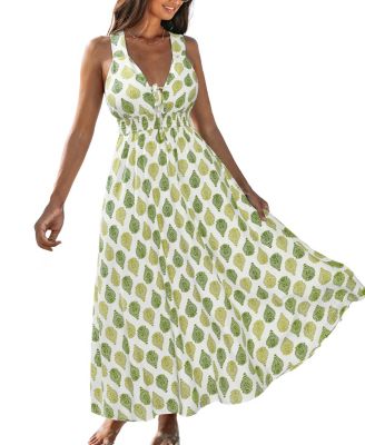 Cupshe Women's Jet Life Geo Maxi Beach Dress
