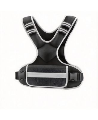 AOFAR 12-18lb Weighted Vest Adjustable Iron Sand Weights Shoulder Pads Pocket Fitness
