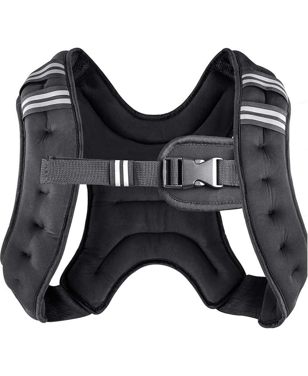 AOFAR 8 Lbs Weighted Vest Running Workout Strength Reflective Adjustable