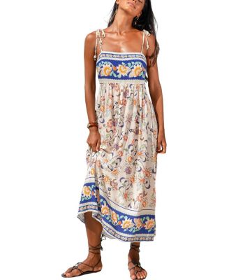 Cupshe Women's Golden Hour Floral Maxi Beach Dress