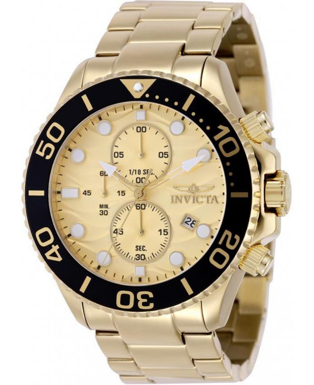 Invicta Men's 50225 Pro Diver Quartz Gold