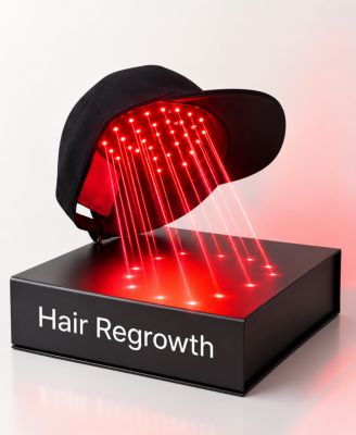 Шляпа Laser Cap LED с красным и синим светом для светотерапии
